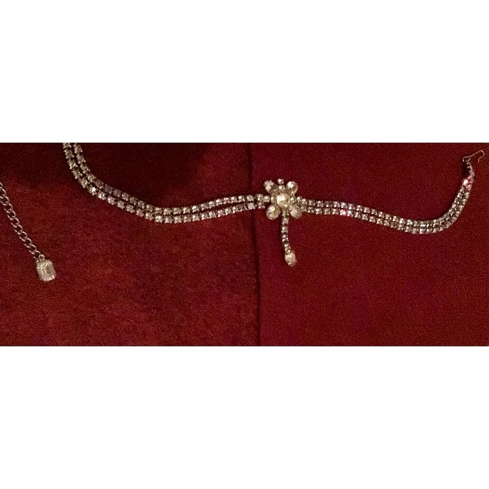 Vintage costume jewelry—double-choker necklace. - Picture 3 of 11